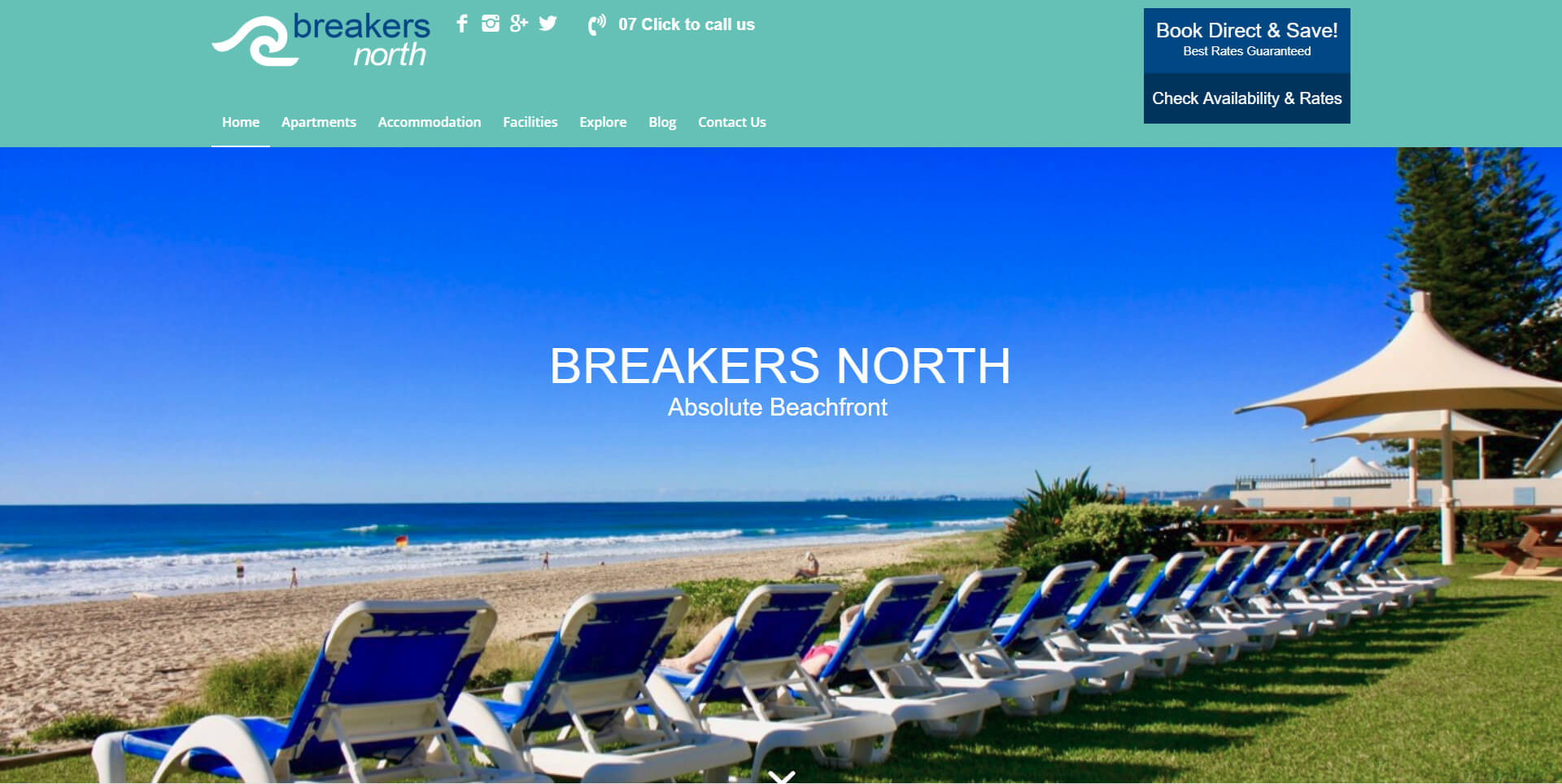 Breakers North website
